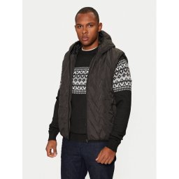 Brave Soul Жилетка за костюм MJK-INFERNO Сив Regular Fit