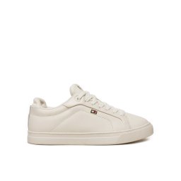 Tommy Hilfiger Сникърси Icon Court Sneaker Flag FW0FW08327 Екрю