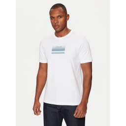 Calvin Klein Тишърт K10K113803 Бял Regular Fit
