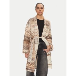 United Colors Of Benetton Кардиган 115CE6042 Бежов Regular Fit