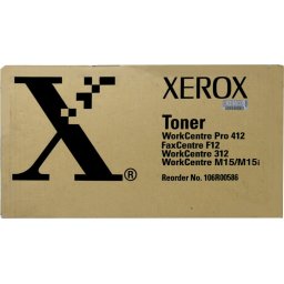 Тонер касета за XEROX WorkCentre 412/312/M15/M15i/FCF12 - Black - P№ 106R00586
