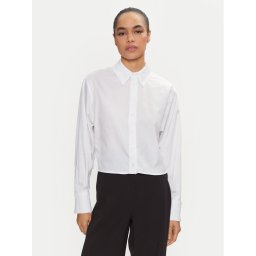 Calvin Klein Риза K20K208068 Бял Regular Fit