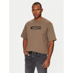 G-Star Raw Тишърт D26350 Кафяв Boxy Fit