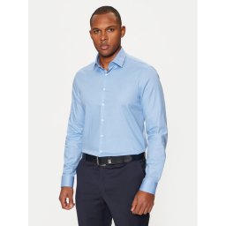 Calvin Klein Риза K10K112946 Син Slim Fit
