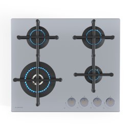 Klarstein Газов плот Illuminosa 4 4 горелки Sabaf горелка от неръждаема стомана (CGCH6-KL-IL-60-SS)