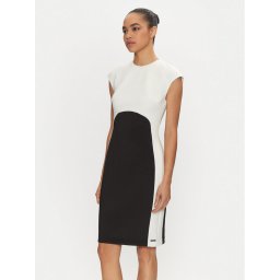 Calvin Klein Коктейлна рокля K20K207899 Черен Slim Fit
