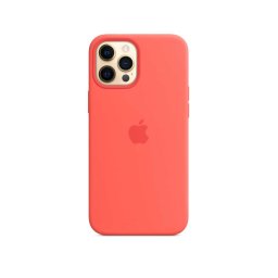 Оригинален гръб Apple Silicone Magsafe Cover за iPhone 12 Pro Max - Pink Citrus, MHL93ZM/A