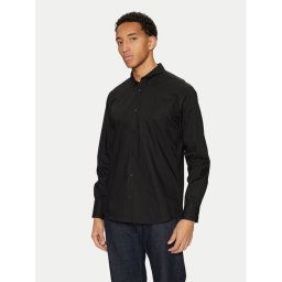 United Colors Of Benetton Риза 5KQRUQ04B Черен Regular Fit