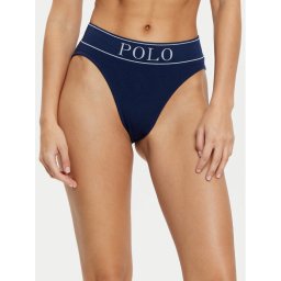 Polo Ralph Lauren Класически бикини с висока талия 4P2025 Тъмносин