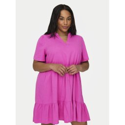ONLY Carmakoma Лятна рокля Cartiri 15311976 Розов Regular Fit