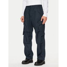 G-Star Raw Текстилни панталони R-3N D25224 862 Тъмносин Straight Fit