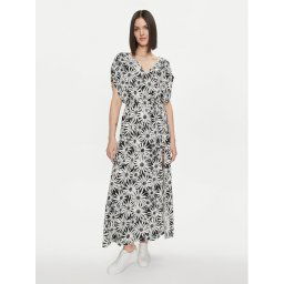 United Colors Of Benetton Лятна рокля 4R5N5V01O Черен Regular Fit