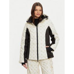 Guess Скиорско яке W4PL3N WH0K0 Бял Regular Fit