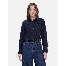 Tommy Hilfiger Риза WW0WW43577 Тъмносин Regular Fit