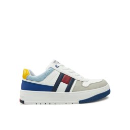 Tommy Hilfiger Сникърси Flag Low Cut Lace-Up Sneaker T3X9-33863-1269 S Бял