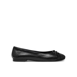 Tory Burch Балеринки Cap-Toe Pave Ballet 166214 Черен