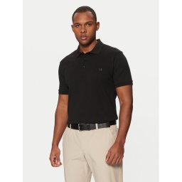 BOSS Тениска с яка и копчета Paddy Mirror_R 50550887 Черен Regular Fit
