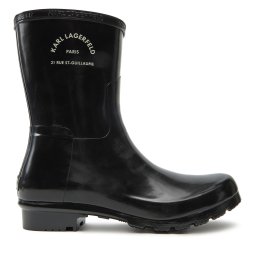 Гумени ботуши KARL LAGERFELD KL47075S Черен