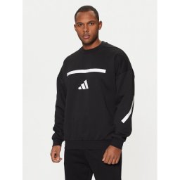 adidas Суитшърт Z.N.E. JD5982 Черен Loose Fit