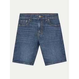 Tommy Hilfiger Дънкови шорти KB0KB09322 Тъмносин Regular Fit