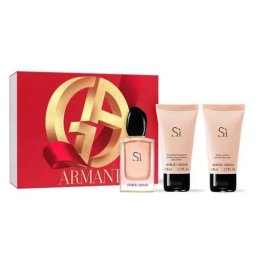 Giorgio Armani Si EDP 50ml + Body Lotion 75ml + Shower Gel 75ml комплект за жени