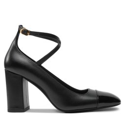 Обувки на ток Stuart Weitzman Eden Strap 85 SK085 Черен