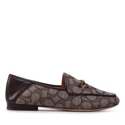 лоуфъри с дебела подметка Coach Hanna Textured Jacq CC888 Кафяв
