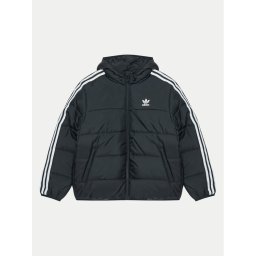 adidas Зимно яке adicolor IY4812 Черен Loose Fit