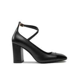 Stuart Weitzman Обувки на ток Eden Strap 85 SK085 Черен