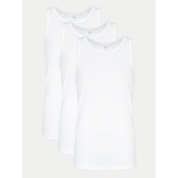 Gap Комплект потници без ръкави 483958-00 Бял Regular Fit