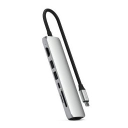 Adapter 7-in-1 USB-C Slim Multiport with Ethernet Silver