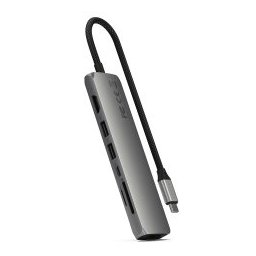 Adapter 7-in-1 USB-C Slim Multiport with Ethernet Space Grey
