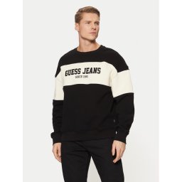 Guess Jeans Суитшърт M4BQ39 K9V31 Черен Classic Fit
