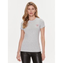 Guess Тишърт W2YI44 J1314 Сив Slim Fit