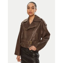 Miss Sixty Кожено яке 6L4LJ2230000 Кафяв Regular Fit