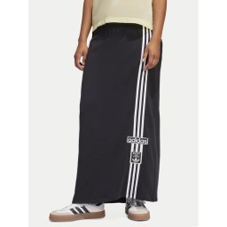 adidas Макси пола Adibreak JC8538 Черен Regular Fit