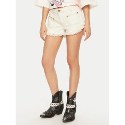 One Teaspoon Дънкови шорти Retro Dukes 26801 Екрю Regular Fit