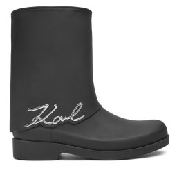 Гумени ботуши KARL LAGERFELD Kalosh KL47064 Черен