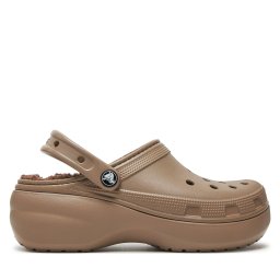 Чехли Crocs Classic Platform Lined Clog W 207938 Кафяв