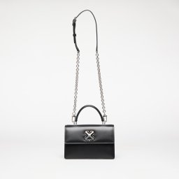 Чанта Off-White Jitney 1.4 Top Handle Chain Black/ Silver Universal