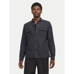 Jack & Jones дънкова риза Travis 12269262 Черен Comfort Fit