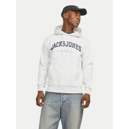 Jack & Jones Суитшърт 12256521 Сив Relaxed Fit