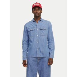 Jack & Jones дънкова риза Travis 12269262 Син Comfort Fit