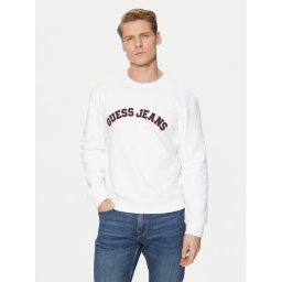 Guess Jeans Суитшърт M5RQ41 KCPR1 Бял Regular Fit