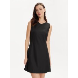 MAX&Co. Коктейлна рокля Newyork 2418221014200 Черен Regular Fit
