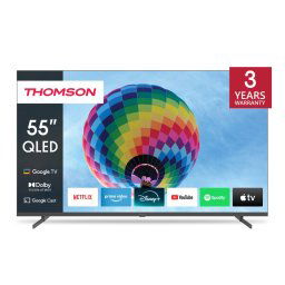 Телевизор Thomson 55", QLED, Google TV, Side Feet
