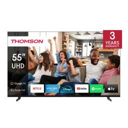 Телевизор Thomson 55", Direct LED, Google TV, Side Feet
