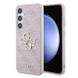 Гръб Guess PU 4G Metal Logo Case за Samsung Galaxy S23 - Розов