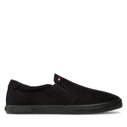 Гуменки Tommy Hilfiger Iconic Slip On FM0FM00597 Черен