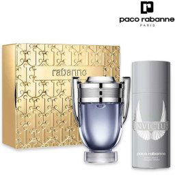 Rabanne Invictus EDT 100 ml + Deodorant Spray 150 ml комплект за мъже